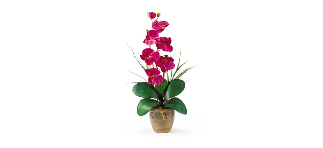 Phalaenopsis Silk Orchid Flower Artificial Arrangement