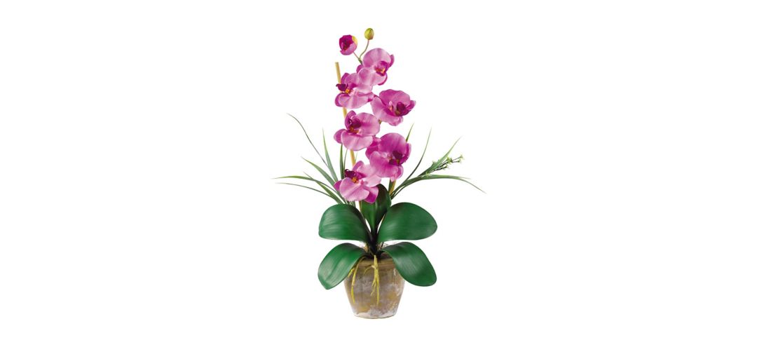 Phalaenopsis Silk Orchid Flower Artificial Arrangement