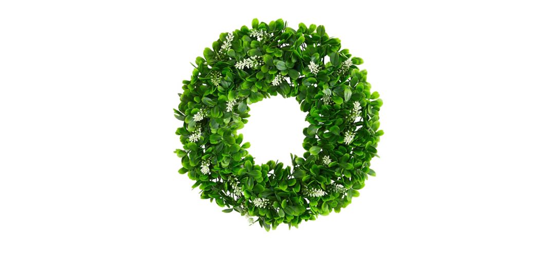 13in. Jasmine Artificial Wreath