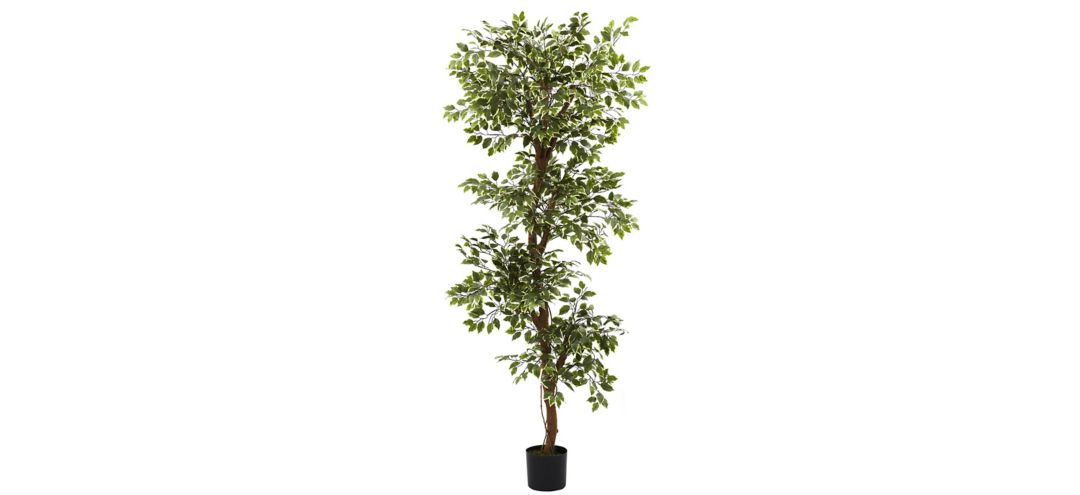 Variegated Ficus Artificial Tree