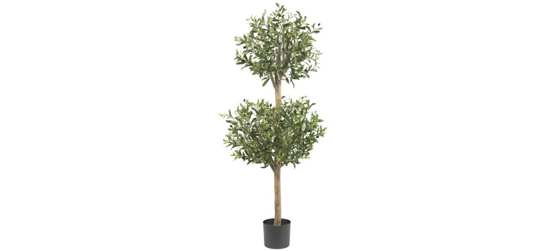 Olive Double Topiary Artificial Tree
