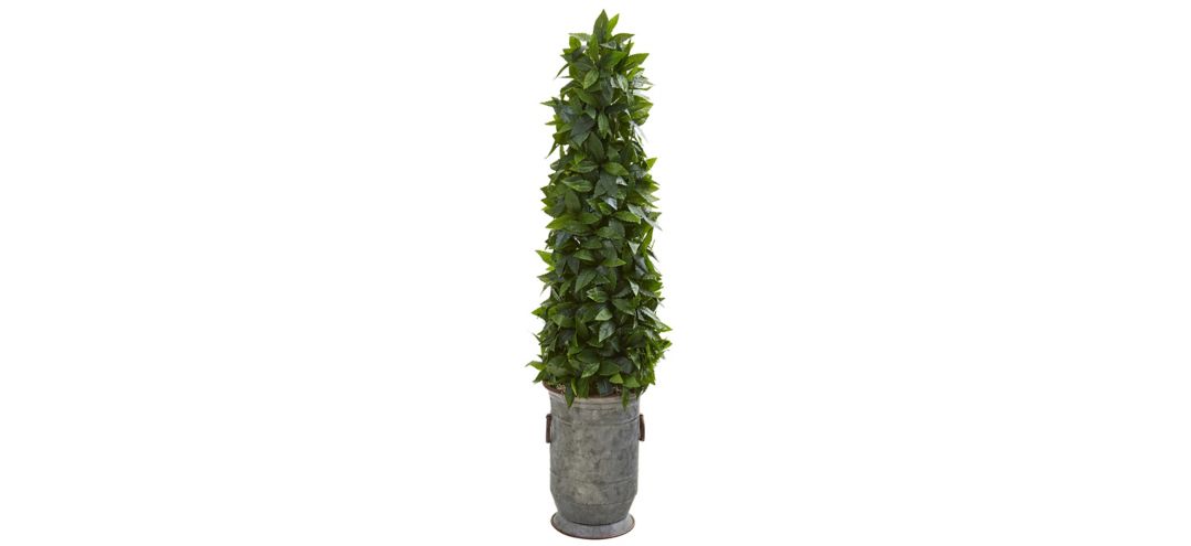 Sweet Bay Cone Topiary Artificial Tree