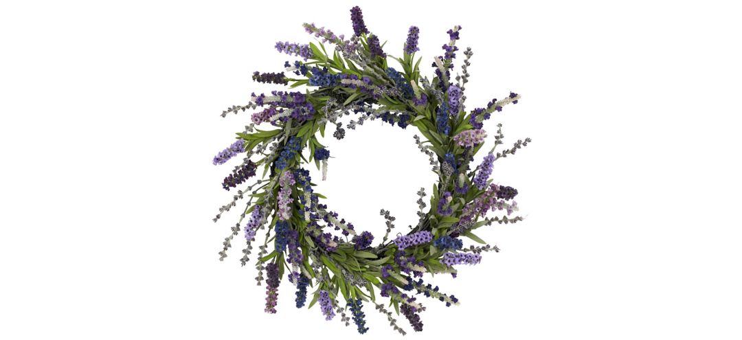 4785 Lavender Artificial Wreath sku 4785