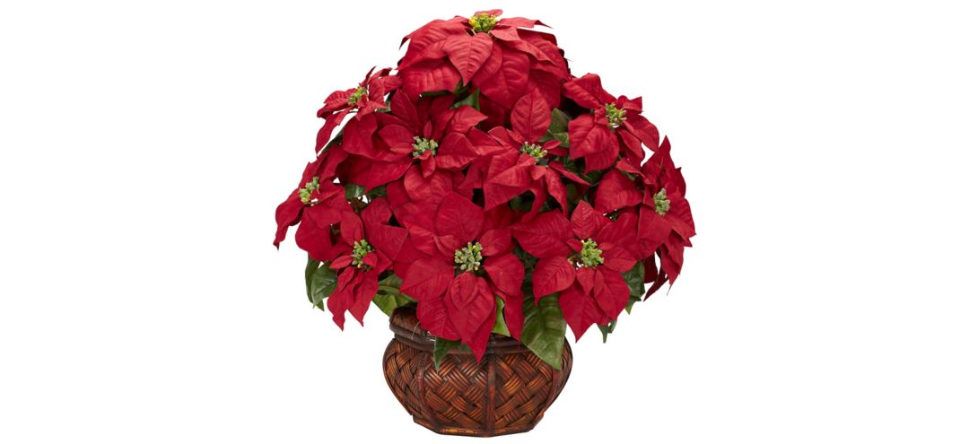 140123620 Poinsettia Artificial Arrangement sku 140123620