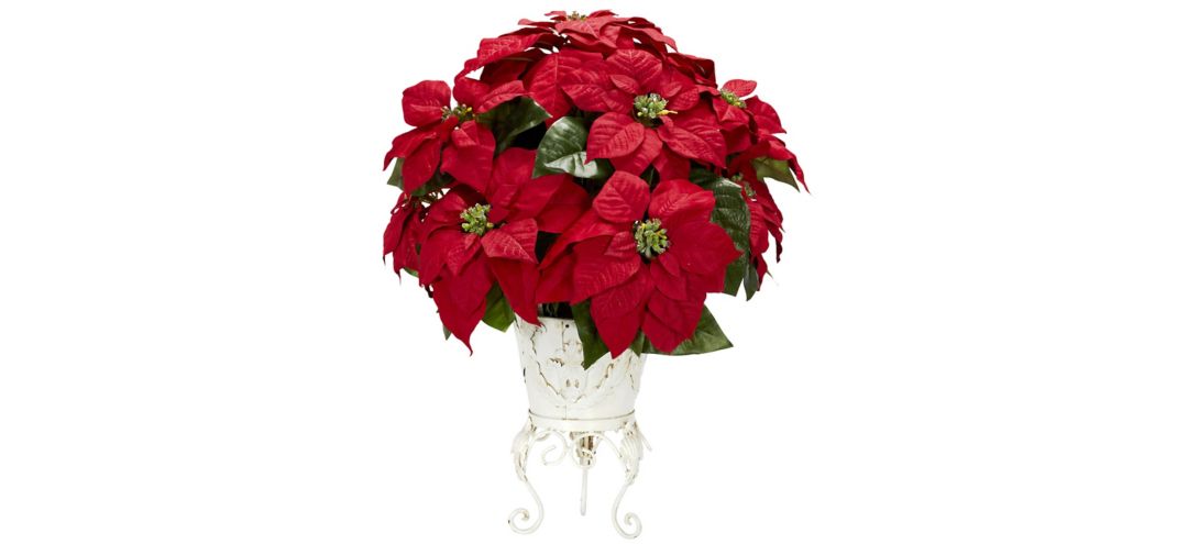 140123630 Poinsettia Artificial Arrangement sku 140123630