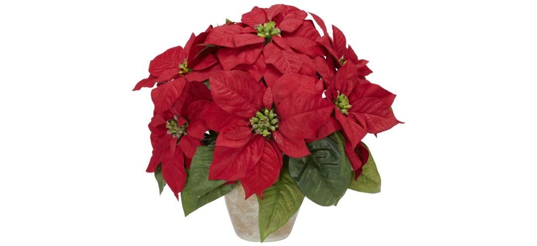 140123640 Poinsettia Artificial Arrangement sku 140123640