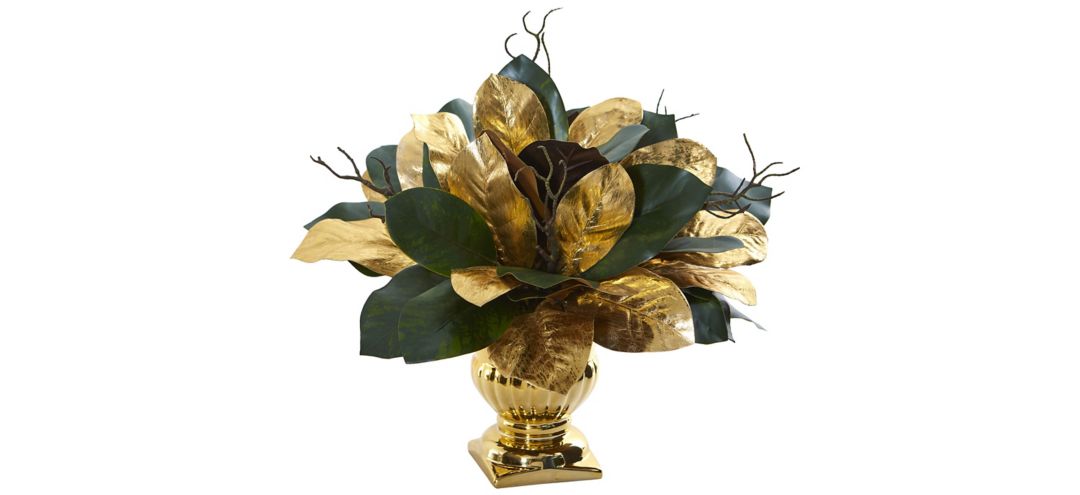 140123710 Magnolia Leaf Artificial Arrangement sku 140123710