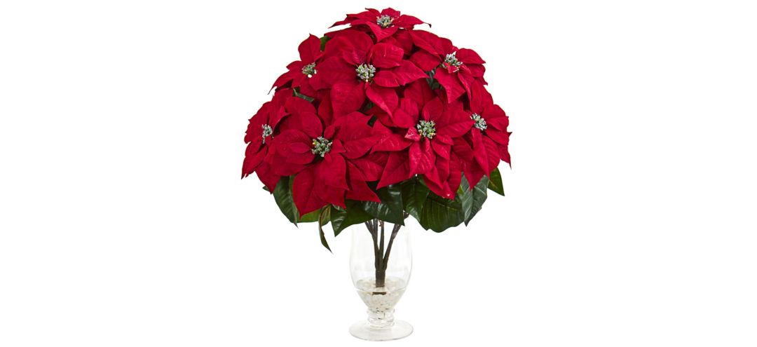 Poinsettia Artificial Arrangement