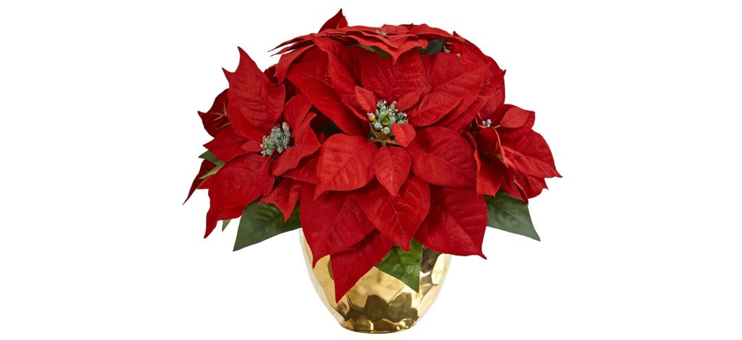 Poinsettia Artificial Arrangement