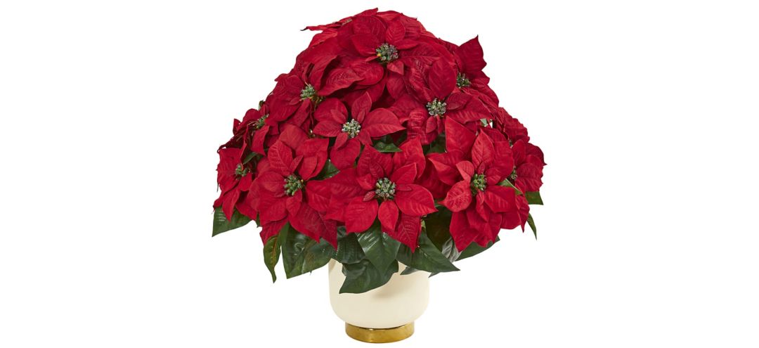 Poinsettia Artificial Arrangement