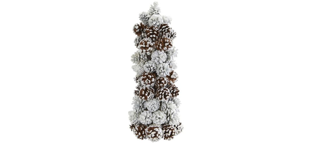 Frosted Pinecone Artificial Tree