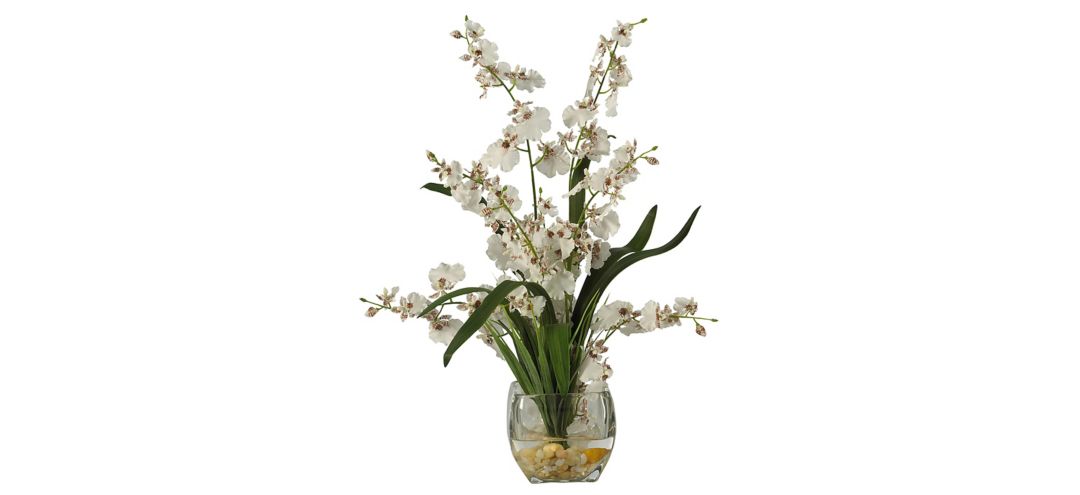 Dancing Lady Orchid Liquid Illusion Silk Flower Arrangement