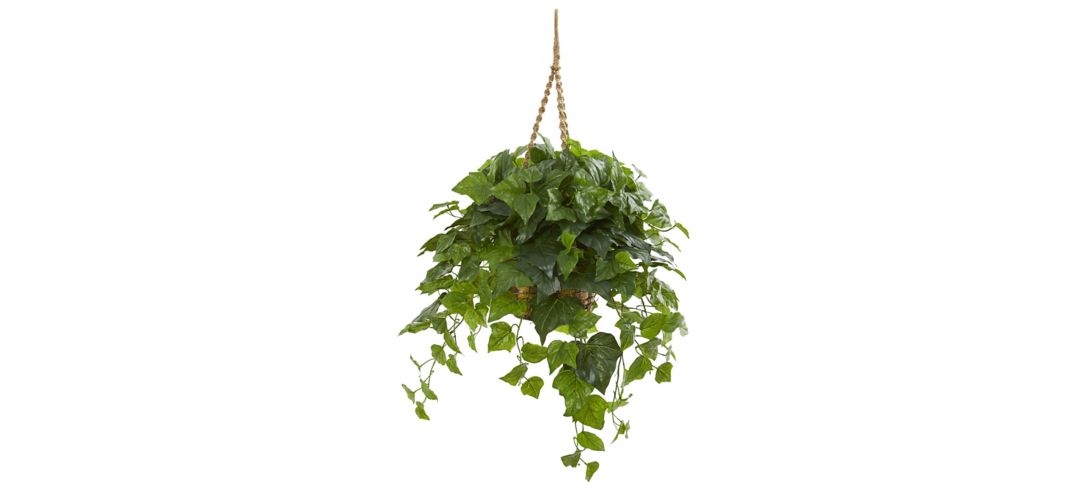 140128340 London Ivy Artificial Plant in Hanging Basket sku 140128340