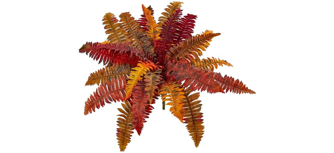 140128510 Autumn Boston Fern Artificial Plant: Set of 3 sku 140128510