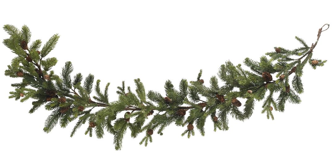 60 Pine & Pinecone Garland