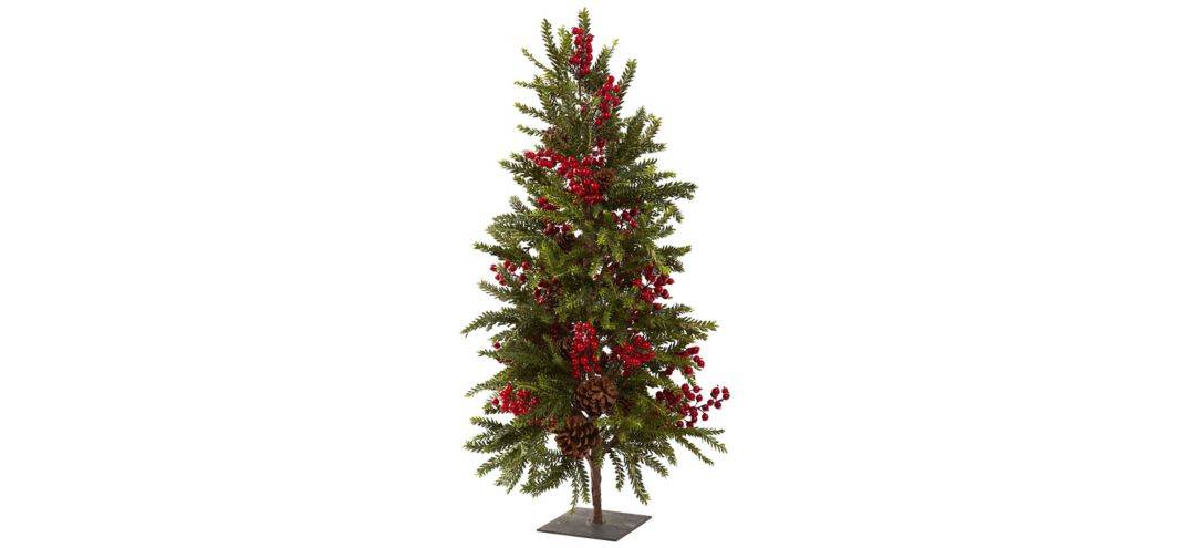 36” Pine & Berry Christmas Tree