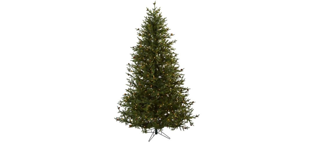 7.5' Classic Pine & Pinecone Christmas Tree