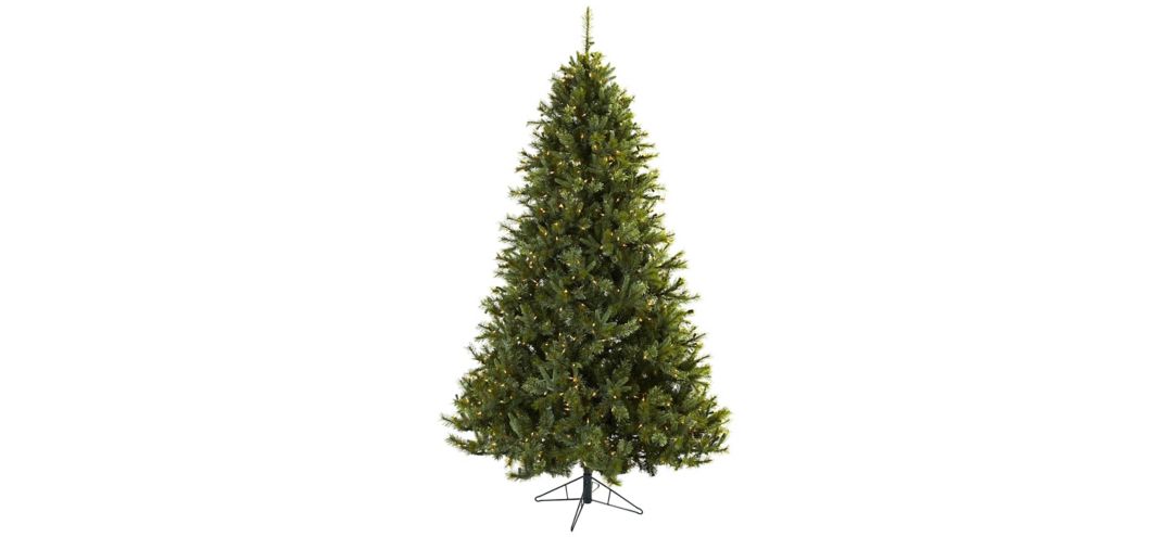 7.5 Majestic Multi-Pine Christmas Tree with Clear Lights