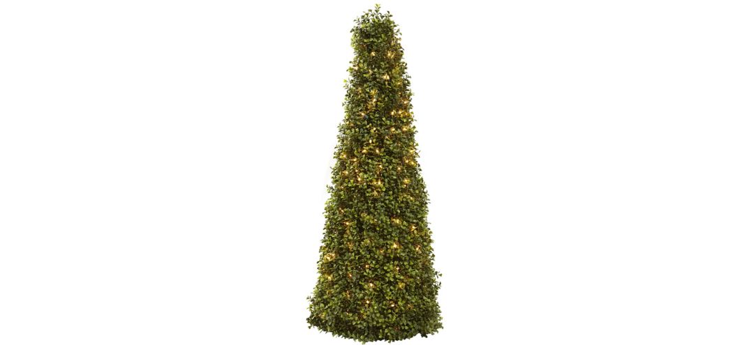 140129530 39” Boxwood Cone with Lights sku 140129530