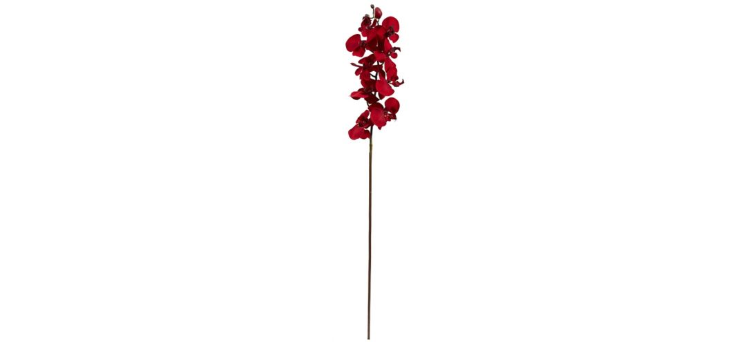 36” Christmas Phalaenopsis Orchid Artificial Flower: Set of 4