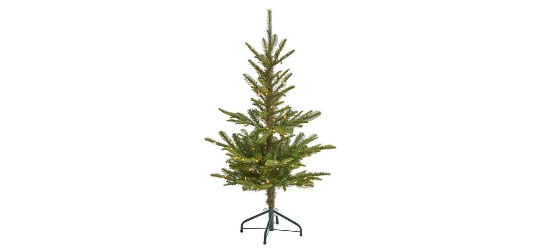 4ft. Pre-Lit Layered Washington Spruce Artificial Christmas Tree