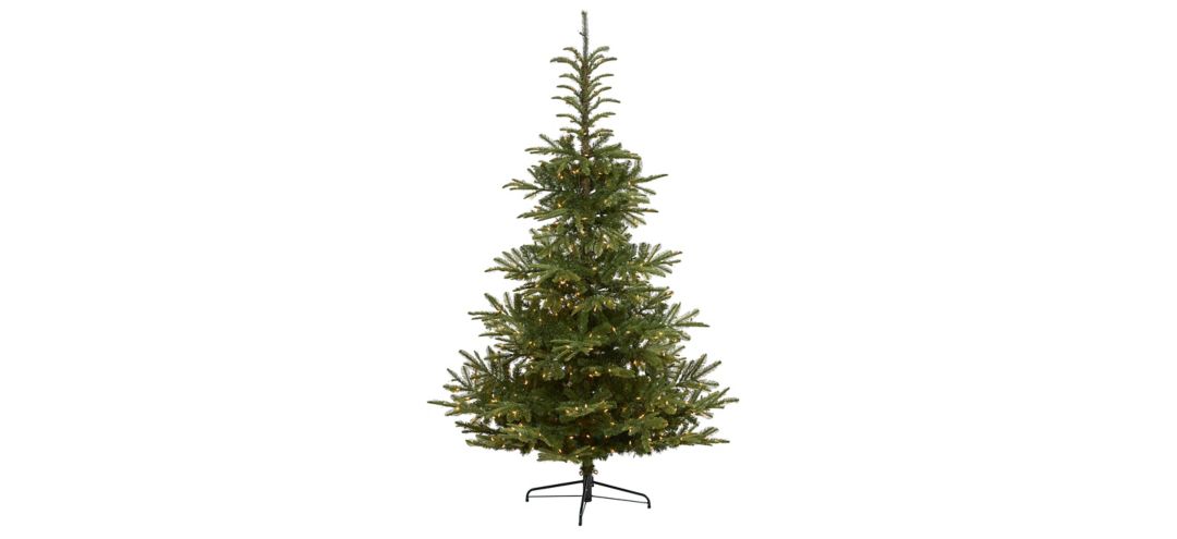 7.5ft. Pre-Lit Layered Washington Spruce Artificial Christmas Tree