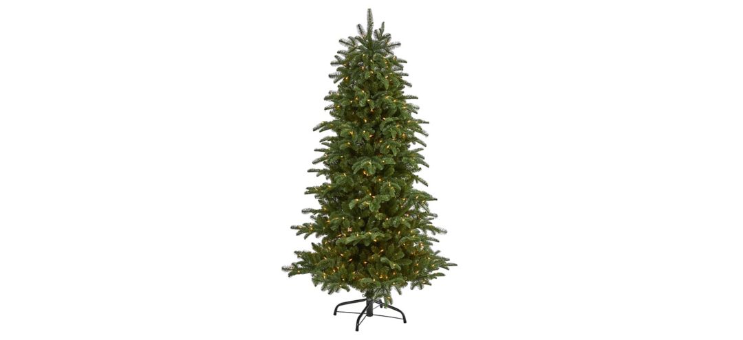 6ft. Pre-Lit South Carolina Fir Artificial Christmas Tree