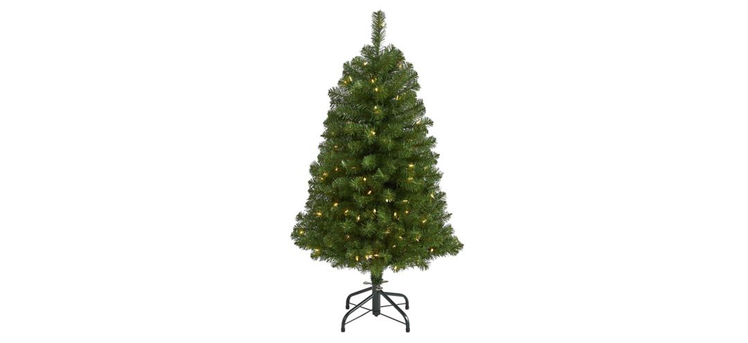 4ft. Pre-Lit Virginia Fir Artificial Christmas Tree