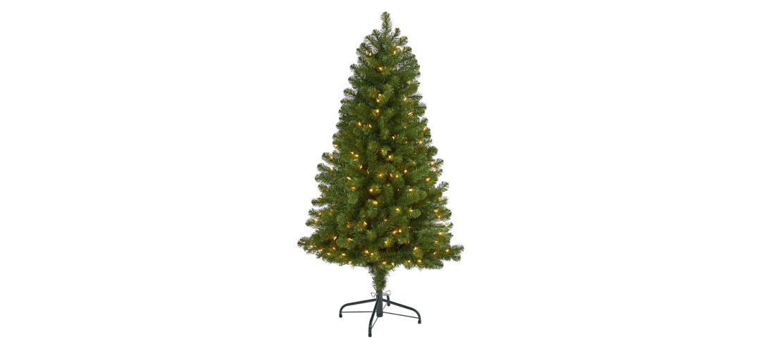 5ft. Pre-Lit Virginia Fir Artificial Christmas Tree