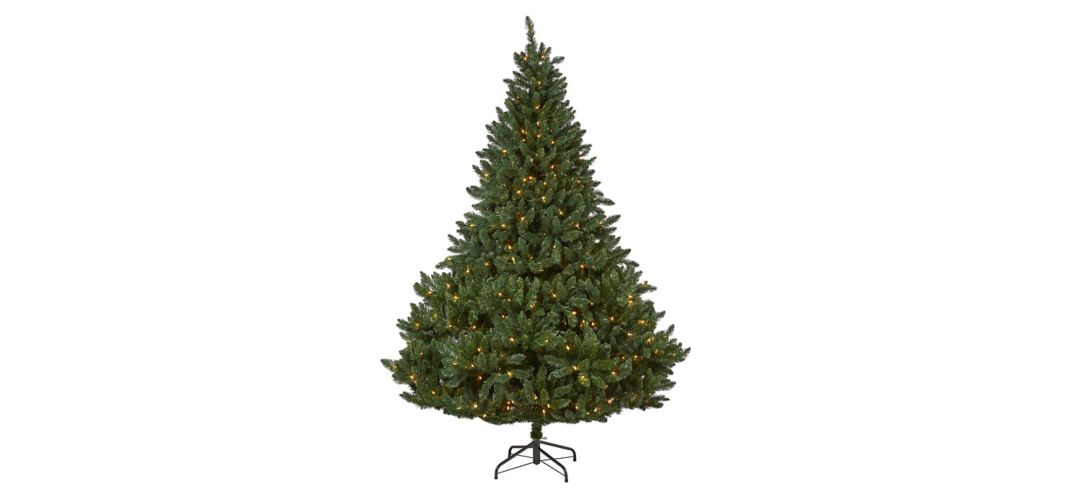 8ft. Pre-Lit Northern Rocky Spruce Artificial Christmas Tree