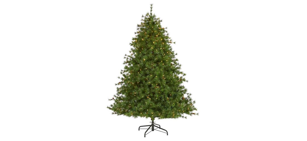7ft. Pre-Lit Colorado Mountain Pine Artificial Christmas Tree
