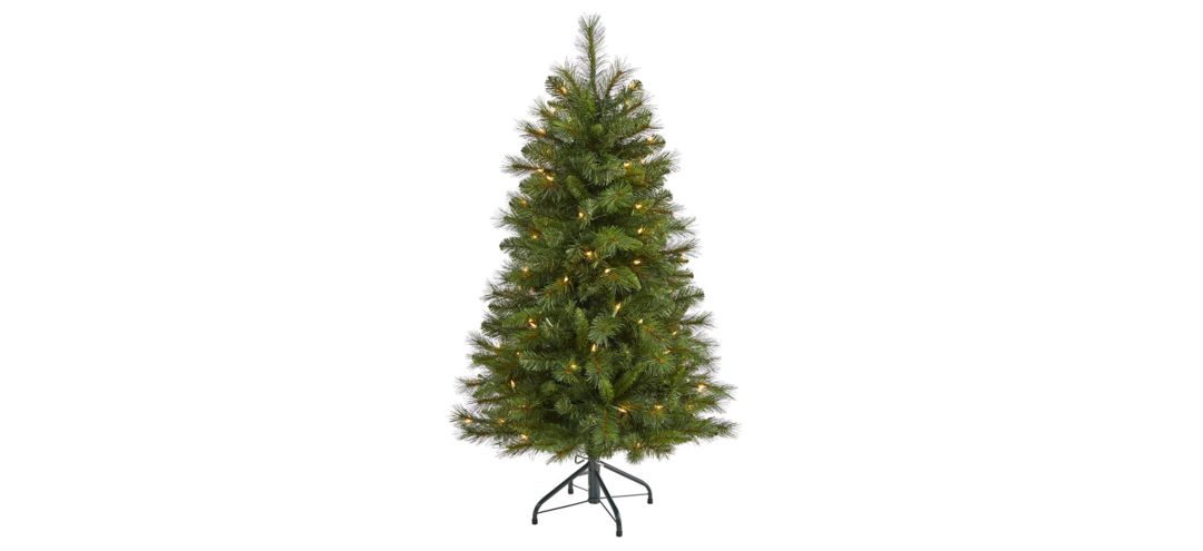 4ft. Pre-Lit West Virginia Mountain Pine Artificial Christmas Tree