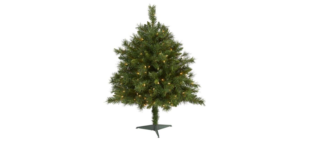 3ft. Pre-Lit Wyoming Mixed Pine Artificial Christmas Tree