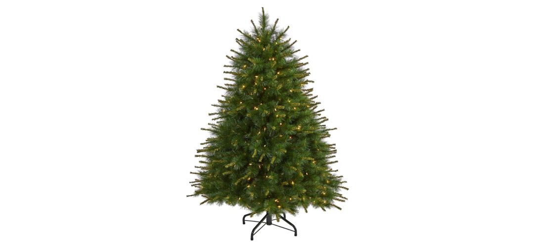 5ft. Pre-Lit New England Pine Artificial Christmas Tree