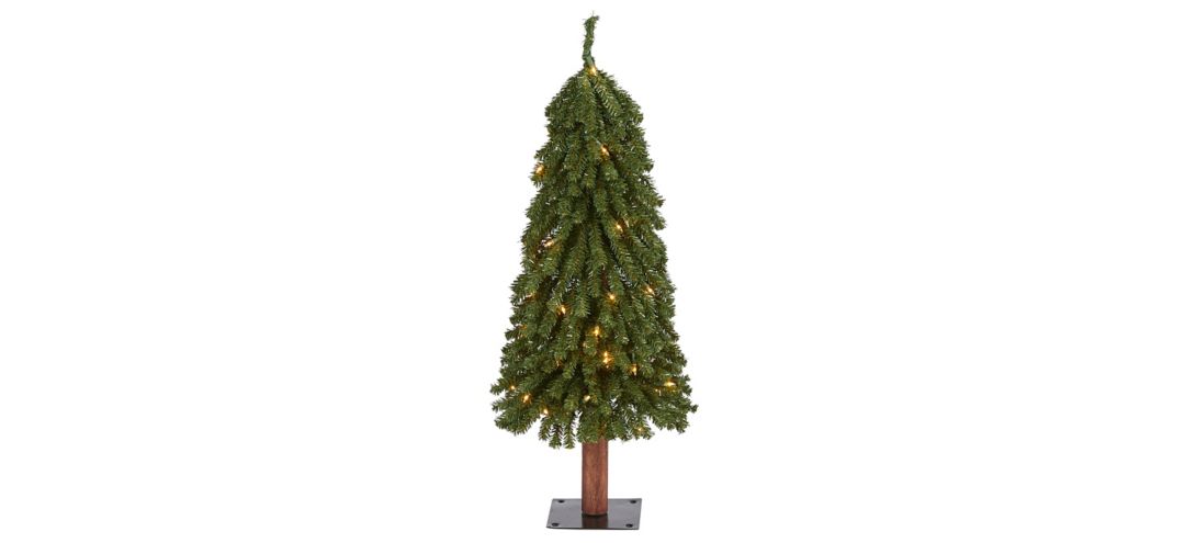 3ft. Pre-Lit Grand Alpine Artificial Christmas Tree