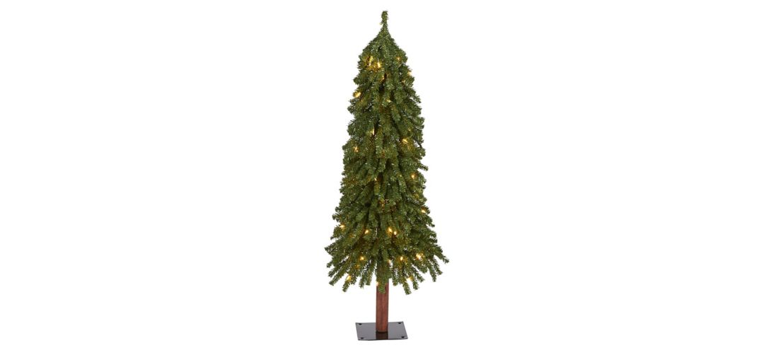 4ft. Pre-Lit Grand Alpine Artificial Christmas Tree