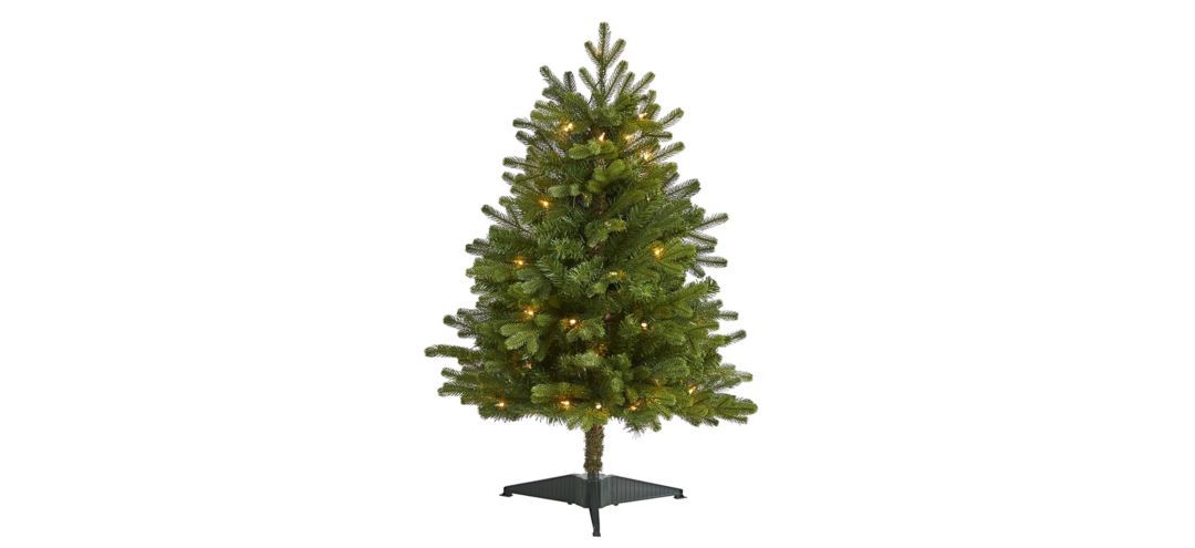 3ft. Pre-Lit Washington Fir Artificial Christmas Tree