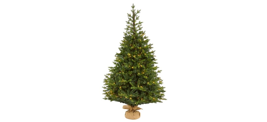 6ft. Pre-Lit Fraser Fir Artificial Christmas Tree