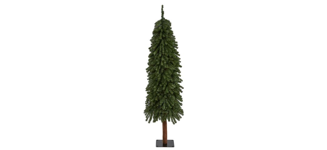 5ft. Grand Alpine Artificial Christmas Tree on Natural Trunk