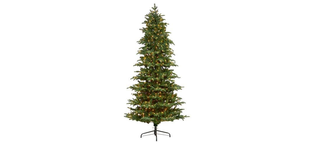 8ft. Pre-Lit South Carolina Fir Artificial Christmas Tree