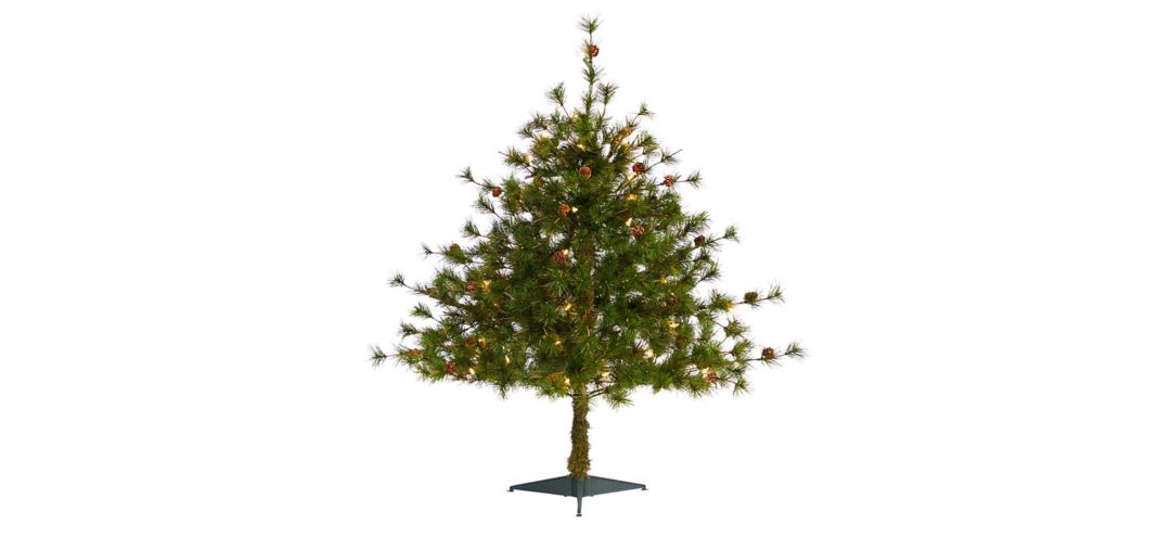 3ft. Pre-Lit Colorado Mountain Pine Artificial Christmas Tree