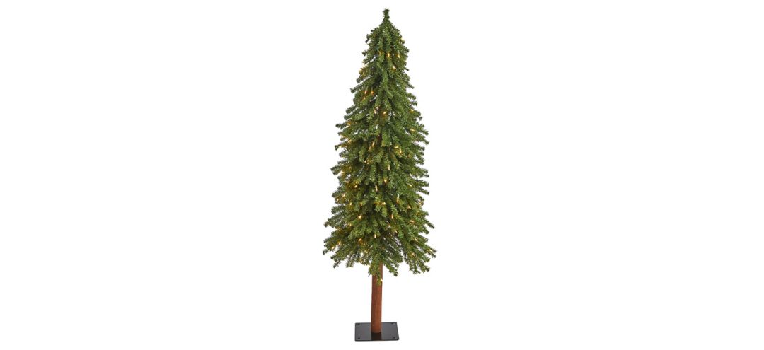 5ft. Pre-Lit Grand Alpine Artificial Christmas Tree