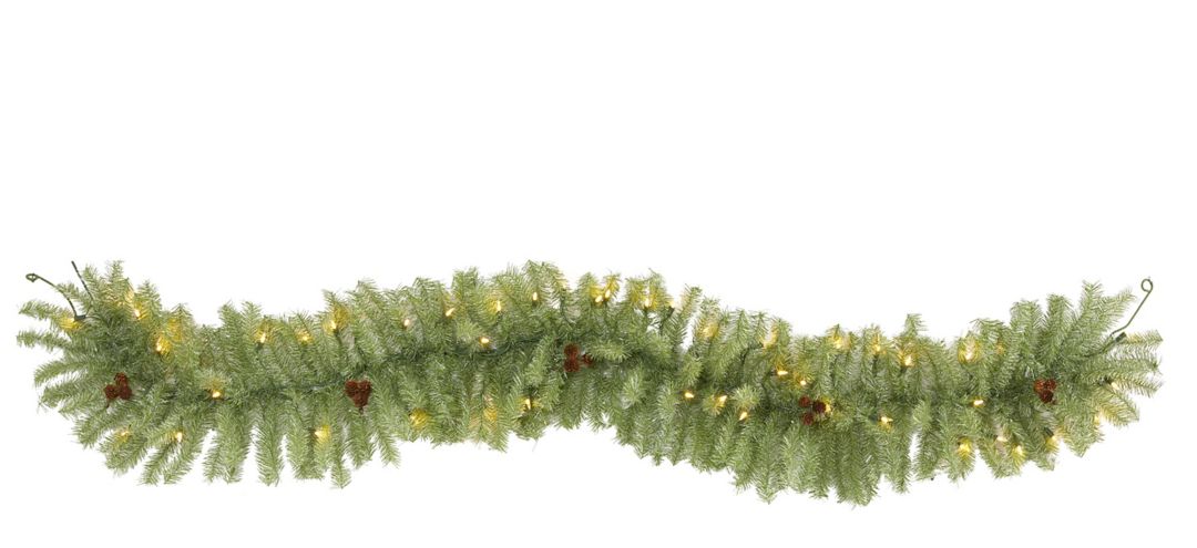 6ft. Pre-Lit Christmas Pine Artificial Garland
