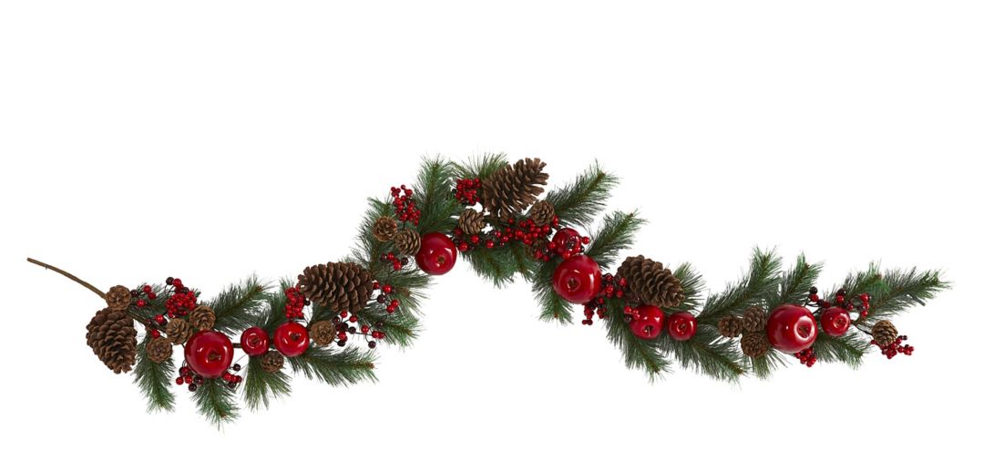 6ft. Apple, Berries and Pinecone Artificial Garland
