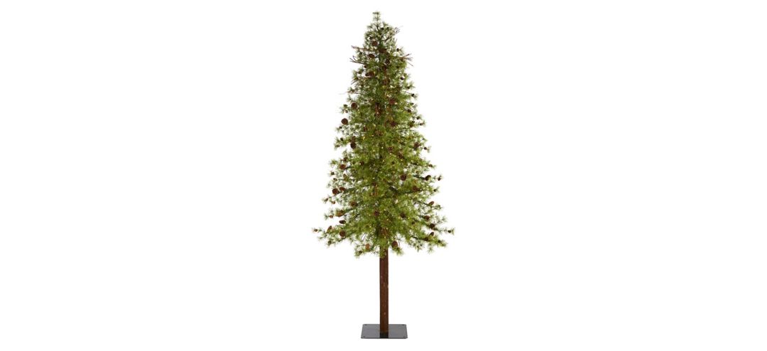 9ft. Pre-Lit Wyoming Alpine Artificial Christmas Tree