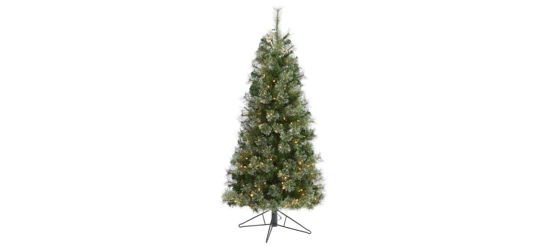 5ft. Pre-Lit Cashmere Slim Artificial Christmas Tree