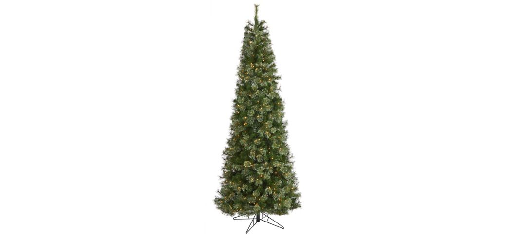 9ft. Pre-Lit Cashmere Slim Artificial Christmas Tree