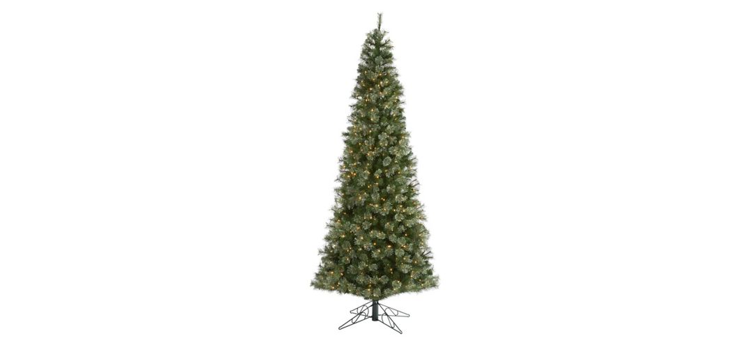 10ft. Pre-Lit Cashmere Slim Artificial Christmas Tree