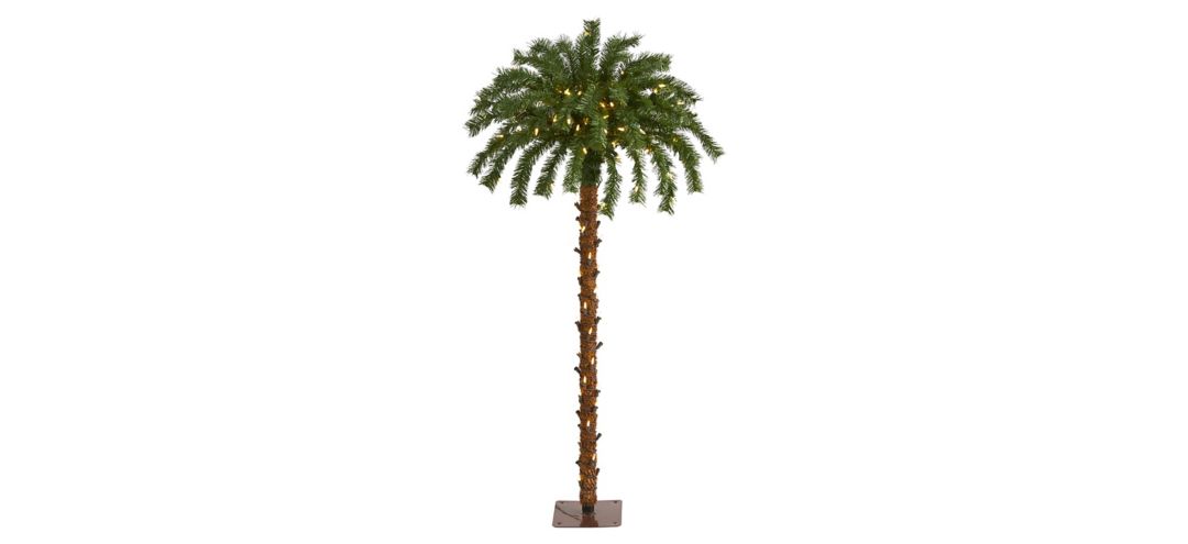 4ft. Pre-Lit Christmas Palm Artificial Tree