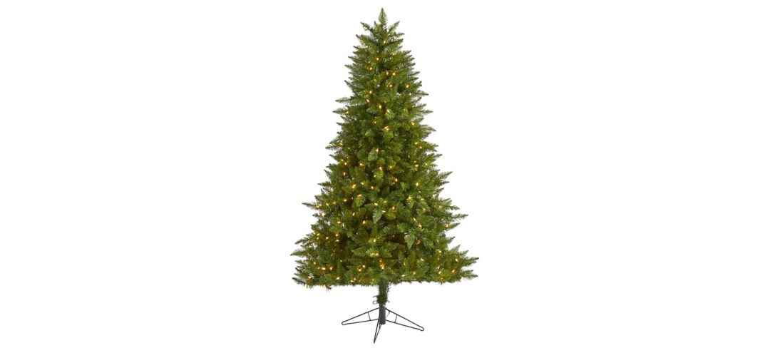 140133880 6.5ft. Pre-Lit Vermont Spruce Artificial Christmas sku 140133880